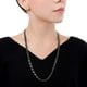 thumbnail image 5 of Cadena Collar Egipcia Unisex 6mm Negro 60cm Chapa de Oro 18k Ametrinaa MPCA0007-60, 5 of 5