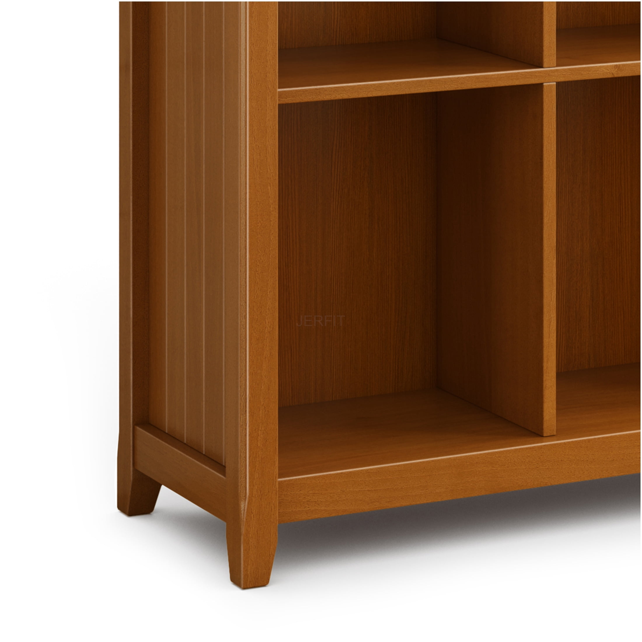 JERFIT 79 Inch Modern Computer Desk, Light Brown Wood Grain Writing Desk for Home Office, Spacious Executive Desk with Minimalist Design