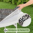thumbnail image 5 of Black and Tan Leopard Print Round Fitted Tablecloth with Elastic Edge,Dining Table Cover Waterproof,Outdoor Round Tablecloth for Camping,Dining,Indoor and Outdoor, 5 of 7