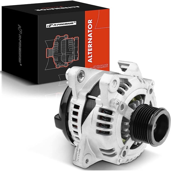 A-Premium Alternator for Toyota Highlander 2004 2005 2006 2007 - L4 2.4L,12V 130A CW 7-Groove Pulley
