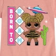 thumbnail image 3 of LOL Surprise! Dolls - Queen Bee is Born to Roam - Toddler & Youth Girls Short Sleeve Graphic T-Shirt, 3 of 5