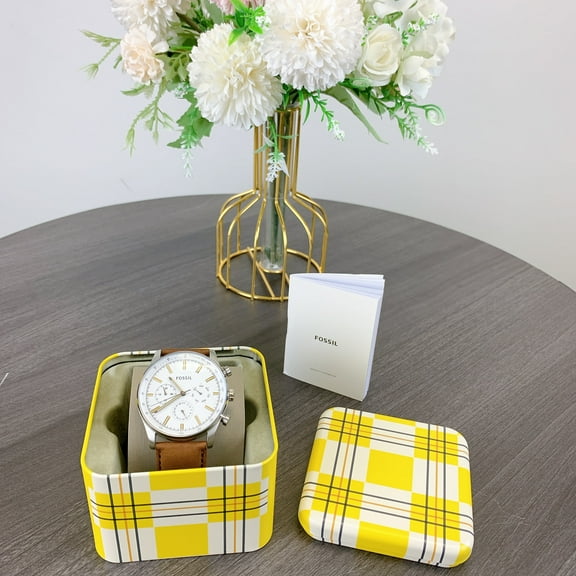 Fossil BQ2748 Sullivan Multifunction Medium Brown Leather Watch