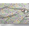 thumbnail image 3 of Soimoi Gray Rayon Fabric Leaves,Insect & Floral Artistic Print Fabric by The Yard 56 Inch Wide, 3 of 3