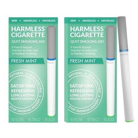 Harmless Cigarette,Fresh Mint,Nicorette Alternative & Quit Smoking