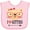 AD-Pink, variant on Inktastic Cat Lover I Love Kitties Girls Baby Bib