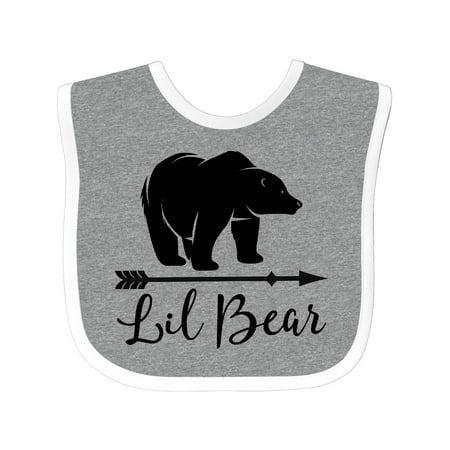

Inktastic Lil Bear Boys Cute Baby Outfit Gift Baby Boy Bib