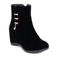 thumbnail image 2 of Tejiojio Fall Clearance Fashion All Match Mid Tube Boots Autumn And Winter Fleece Thick With Mid Heel Knight Boots, 2 of 9