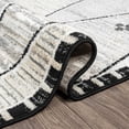 thumbnail image 6 of Abani Viva Grey Moroccan Tribal Area Rug 5x8 Diamond Pattern, 6 of 8