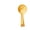 Yellow, variant on Non Stick Rice Paddle Scoop Plastic Rice Spoon, 7.5in Large Capacity Rice Server with Egg Yolk Separator Function Press Button Design for Rice Cooker Kitchen Serving Spoon Tool(Beige)