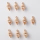 thumbnail image 2 of 10 piezas colgante de joyería de concha dorada accesorios para el cabello DIY colgantes para teléfono Baoblaze Joyas de concha, 2 of 8