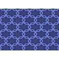 thumbnail image 1 of Ahgly Company Indoor Rectangle Patterned Denim Dark Blue Area Rugs, 6' x 9', 1 of 6