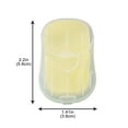 thumbnail image 2 of 50 Pieces Of Disposable Hand Soap Paper And Portable Hand Soap Tablets Ordinary Buffet for Face Heads Remover from Face Oily Skin Mens Face Mens Face Wash Sweet Chef Skin Care New Face Skin Remover, 2 of 3