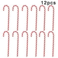 thumbnail image 1 of 12 Uds. Bastones De Caramelo Navideños De 15cm, Adornos Colgantes Rojos Y Blancos Para Decoración De árbol De Navidad, 1 of 8