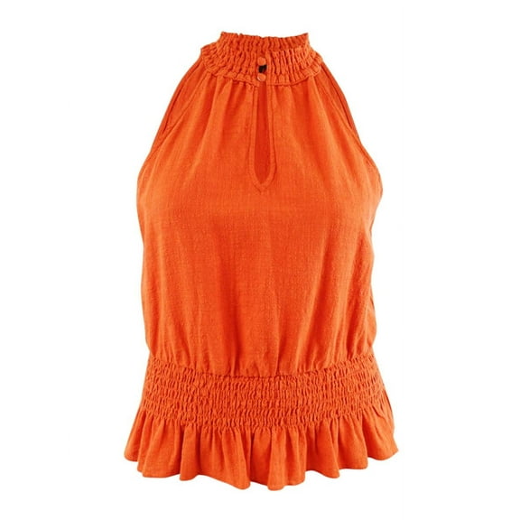 INC International Concepts Womens Mock Neck Top Summer Fig 2XL