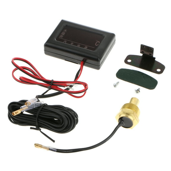 Display Water Temp Temperature Meter with Sensor - 21mm