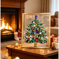 thumbnail image 7 of Jeweled 3D Christmas Tree Framed Art,2026 Latest Sparkling Crystal Xmas Tree DIY Craft Set, Easy-to-Make Glowing Hanging Ornaments, Calming Creative Hobby for Craft Lovers(Purple Faceted), 7 of 7