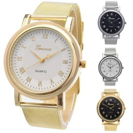 Concord Stainless Steel Wrist Watch - Men Women's Fashion Luxury UltraThin Stainless Steel Band Quartz Wrist Watch