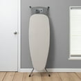 thumbnail image 4 of Better Homes & Gardens Wide‑Top Ironing Board – 47" x 38", Adjustable Height, Steel Frame, Built‑In Iron Rest and Clothes Rack, Non‑Slip Feet, Grey, 4 of 17