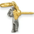 thumbnail image 2 of Fashion Pewter And Gold-Tone Finish Cat Angel Lapel Pin (1 X 0.5) Made In El Salvador gm17543, 2 of 5