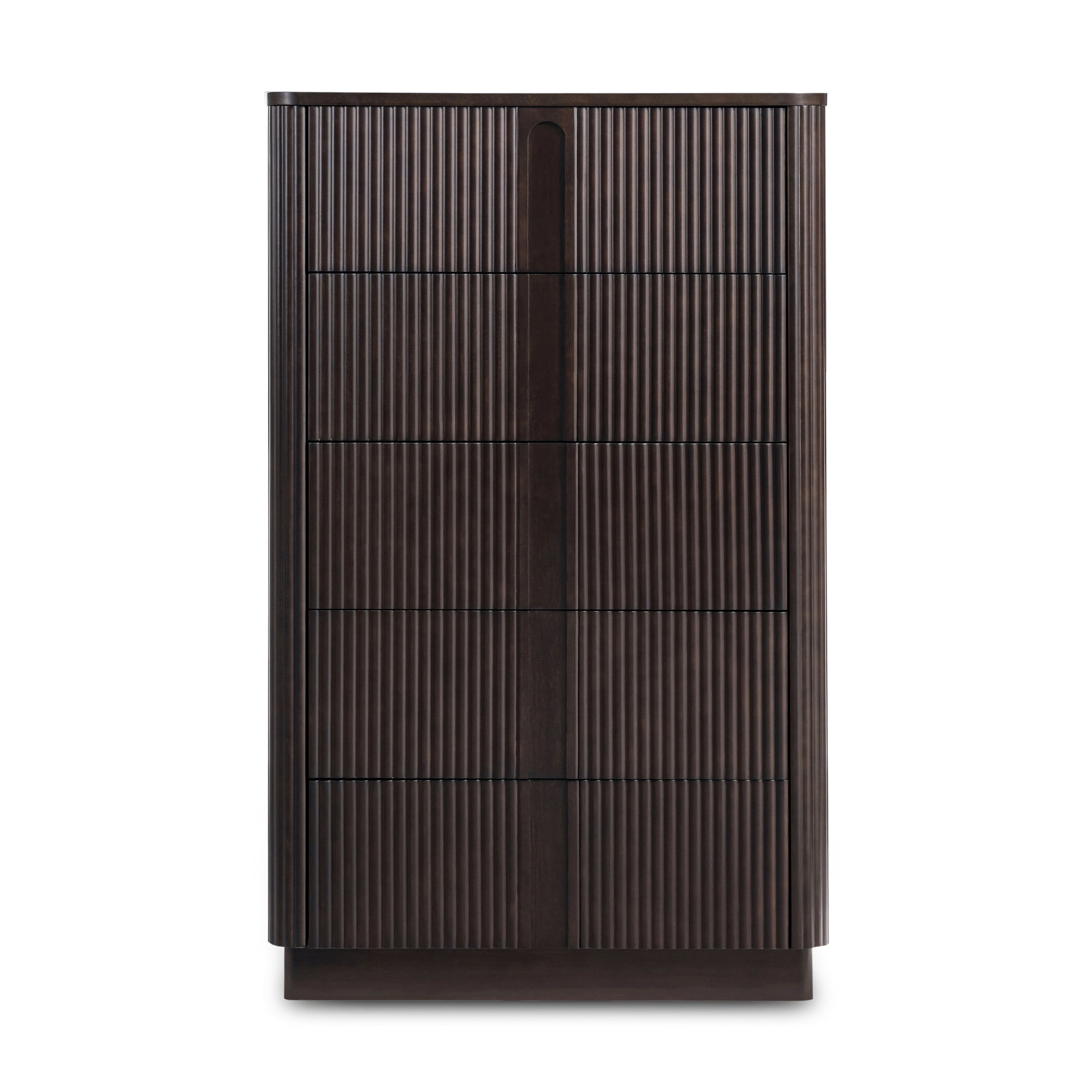 Teamson Home Potomac Modern 5-Drawer Dresser with Push-to-Open Storage, Soft Corners & Solid Wood Frame
