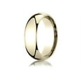 thumbnail image 2 of Benchmark� 14k Gold 7mm Slightly Domed Super Light Comfort-fit Wedding Band / Ring, 2 of 9