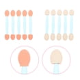 thumbnail image 4 of MasteelfCA 100pcs Professional Double-headed Eyeshadow Brushes Sponge Eyeshadow Sticks, 4 of 7