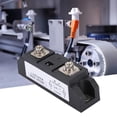 thumbnail image 3 of HUGFEGWE Solid State Relay, 4 Types Industrial Solid State Relay Solid State Relay Module Board DC Control AC SSR for Temperature Controller 80A / 100A / 120A / 150A(MGR-H3120Z) CJB91-70756, 3 of 8