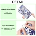 thumbnail image 4 of Bohemian floral dish drying mat 18x24 Inch made with thick microfiber, absorbent and washable, fits well on kitchen countertops, 4 of 5