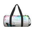 thumbnail image 2 of Easygdp Butterfly In Blossoms Zen Travel Bag, Camping, Weekend, Carry On Overnight Duffel Bag with Shoulder Strap, 2 of 8
