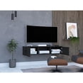 thumbnail image 2 of Mesa Para Tv Flotante Gleid Wengue Virtual Muebles, 2 of 8