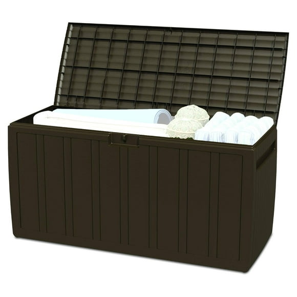 Ram Quality Products 71 Gallon Outdoor Backyard Patio Storage Deck Box