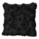 thumbnail image 1 of Funda de almohada de satén con flores, sofá, silla, funda de almohada, funda de cojín decorativa para el hogar, color negro seitruly HA7457-05B, 1 of 6