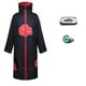 thumbnail image 1 of Disfraz de Akatsuki para niños y adultos, traje de Cosplay, anillo de diadema, bata de Uchiha de Anime, ropa para Halloween, 1 of 4