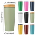 thumbnail image 2 of Offres de Liquidation!!Gobelet à Café Isolé en Acier Inoxydable Réutilisable Tasse de Voyage pour Café Chaud 20 Oz, 2 of 8