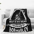 thumbnail image 6 of Bobs Marley Blanket Throw Bedding Room Decor Flannel Blankets for Bed Sofa Warm Blankets 40"x30", 6 of 6