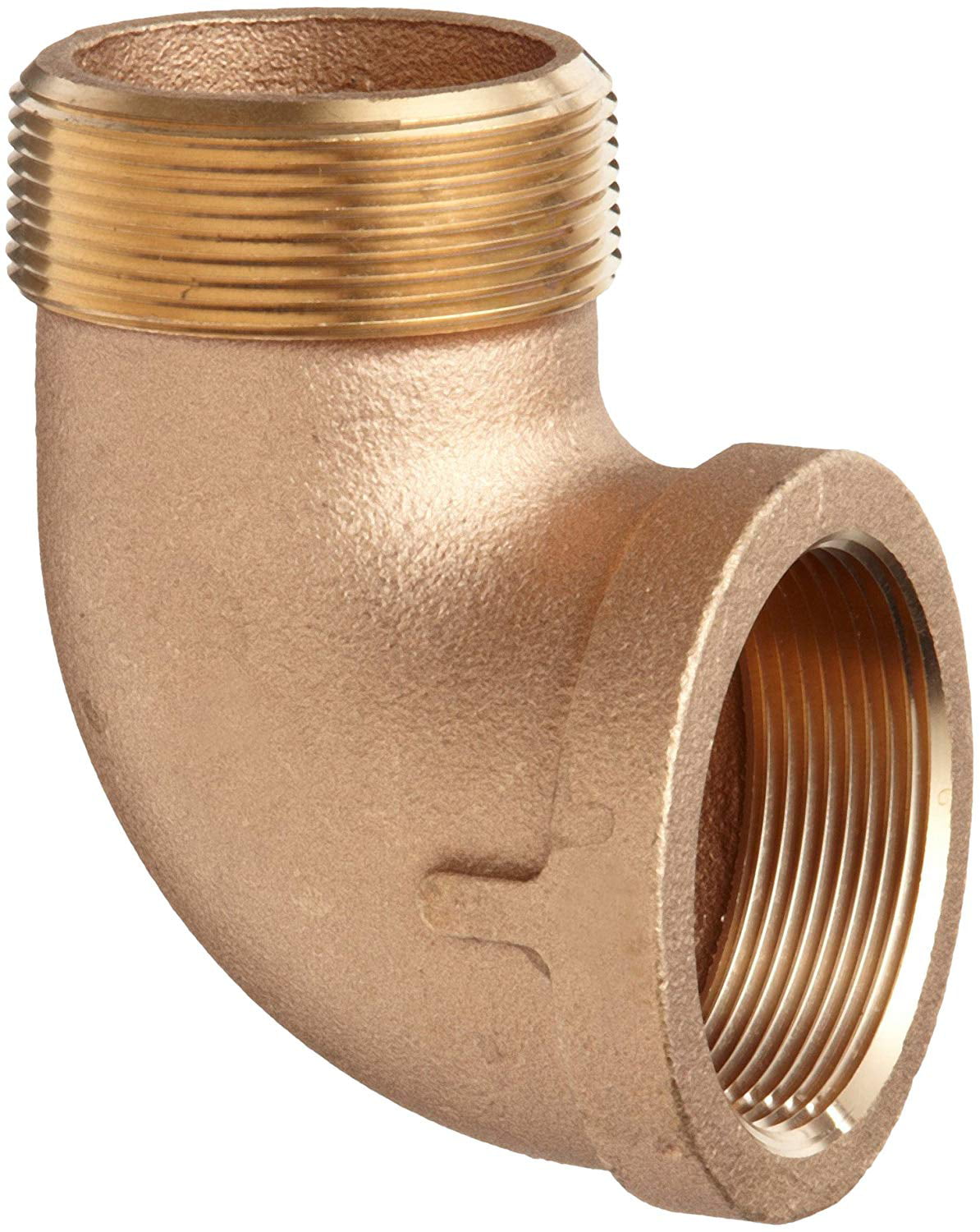 Lead Free Brass Pipe Fitting 90 Degree Street Elbow Class 125 3 4