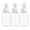 White, variant on Soumake 3Pcs 75ml Portable Travel Transparent Empty Refillable Spray Bottle Atomizer