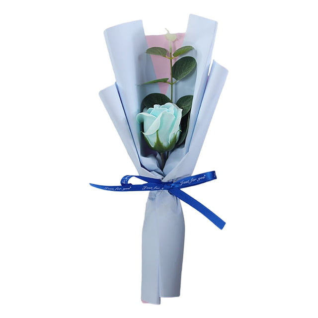 Ramo de girasoles artificiales, mini ramo de flores perfumadas con hojas de eucalipto, regalo para cumpleaños y Día de la Madre.