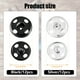 thumbnail image 3 of Guardurnaity 24 Pieces Snap Button Portable Round Buttons Clothes Solid Making Press Fastener DIY Replacement Accessories Color Crafts Accesorios de disfraces Guardurnaity BFH000338-00, 3 of 6