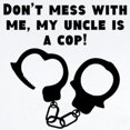 thumbnail image 2 of CafePress - My Uncle Is A Cop Body Suit - Baby Light Bodysuit, Size Newborn - 24 Months, 2 of 4