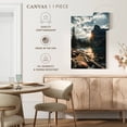 thumbnail image 5 of Elephant Stock Moraine Lake Sunburst Wall Art - Vertical Canvas Wall Art - Living Room Wall Decor - Nature Canvas - Gray And Blue Decor - 26" x 39", 5 of 8