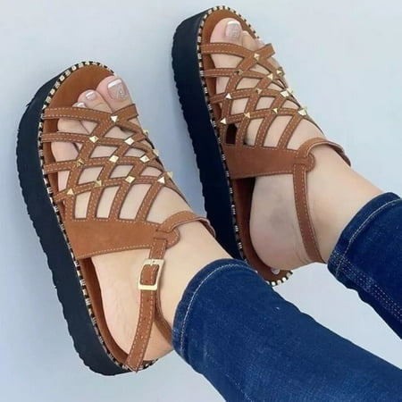 

Summer Womens Sandals Shoes 2022 Comfort Casual Sport Beach Sandals Platform Shoes Roman Sandalias Chaussure Femme Zapatos Mujer