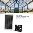 thumbnail image 3 of Extractor de aire solar ANGGREK ventilador de ventilación con panel solar IP67 a prueba de agua, 3 of 8