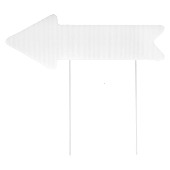 Miangastore Landscape Blank Yard Garden Sign Blank Ground Sign DIY Lawn Sign with Stake