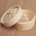 thumbnail image 3 of Woven Bamboo Steamer Soap Cover Drain Soap Holder for Bathroom, 3 of 7