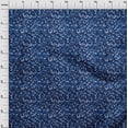 thumbnail image 4 of oneOone Rayon Blue Fabric Abstract Sewing Craft Projects Fabric Prints By Yard 56 Inch Wide, 4 of 4