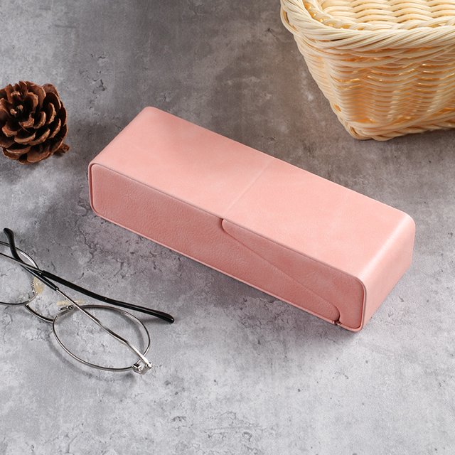 Estuche de cuero PU para gafas, soporte para teléfono móvil, estuche para gafas de sol, estuche para gafas de sol