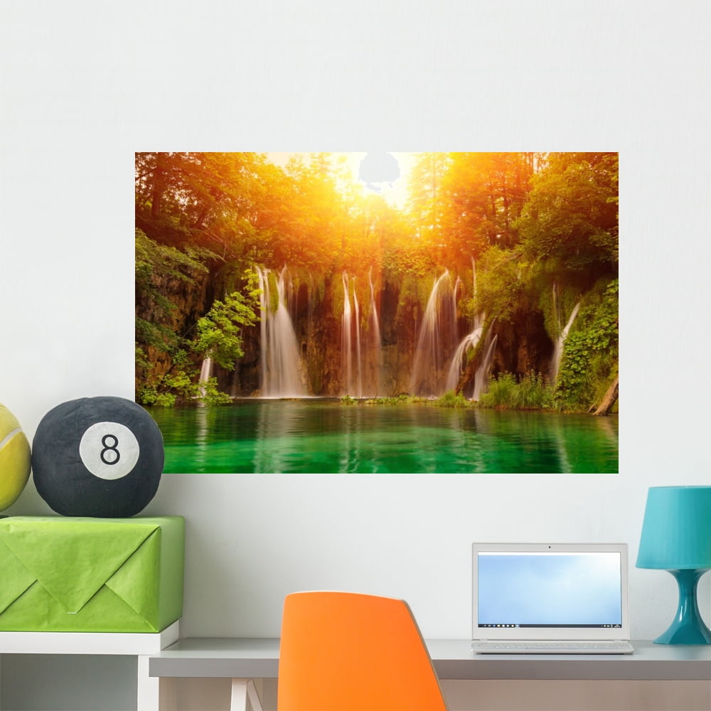 Waterfalls National Park Plitvice Wall Mural by Wallmonkeys Peel and ...