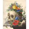 Cuadros Decorativos 5D diamante pintura flor cráneo completo redondo taladro DIY decorativo (HJ184) DQrwqpou Nuevos Originales