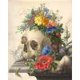 thumbnail image 1 of Cuadros Decorativos 5D diamante pintura flor cráneo completo redondo taladro DIY decorativo (HJ184) DQrwqpou Nuevos Originales, 1 of 5
